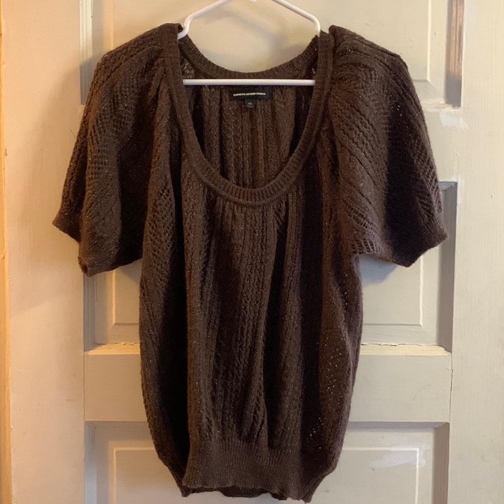 Express Short Sleeve Sweater